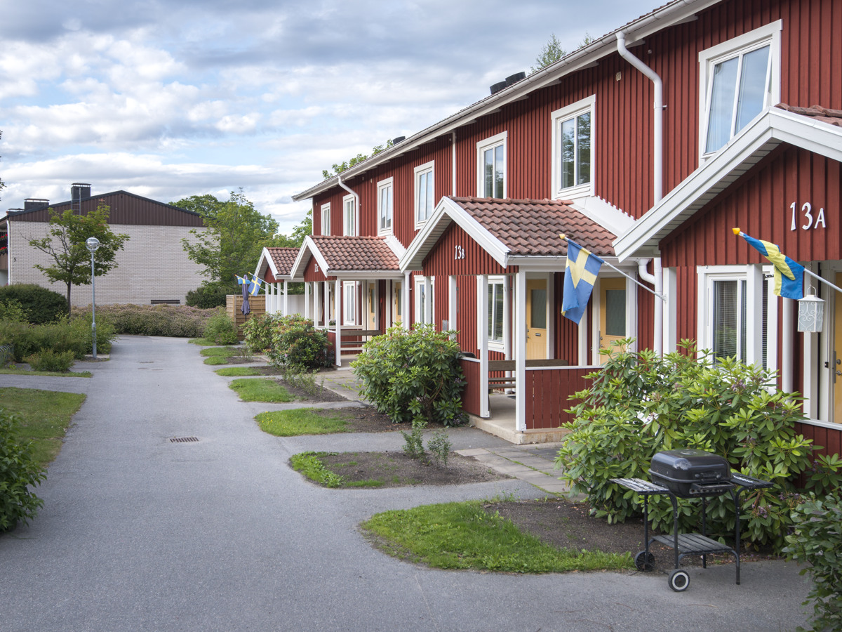 Bostäder på Kyrkvägen i Kjula